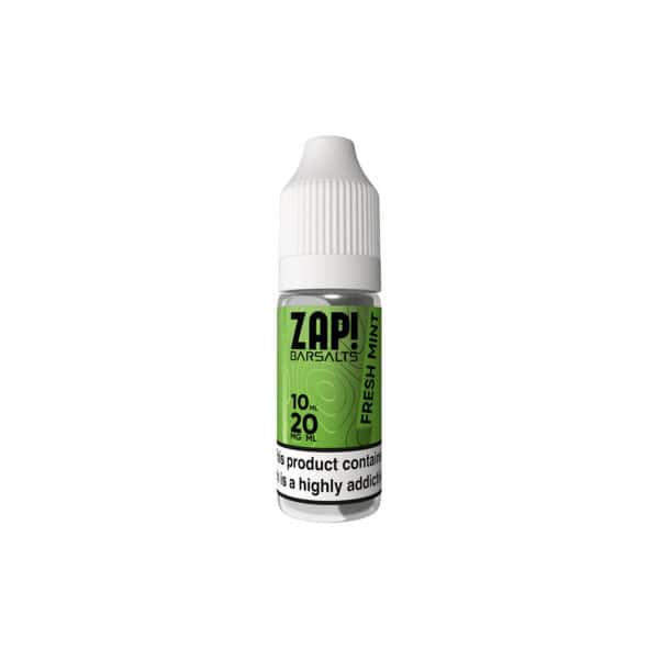 Fresh Mint Nic Salt E-Liquid by Zap! Bar Salts