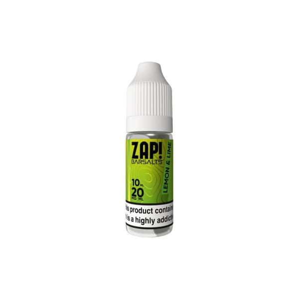 Lemon & Lime Nic Salt E-Liquid by Zap! Bar Salts