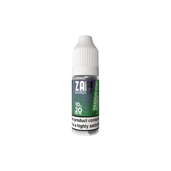 Passion Kiwi Guava Nic Salt E-Liquid by Zap! Bar Salts