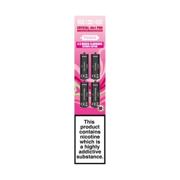 Ultimate Edition Prefilled Pods by SKE Crystal 4 in 1