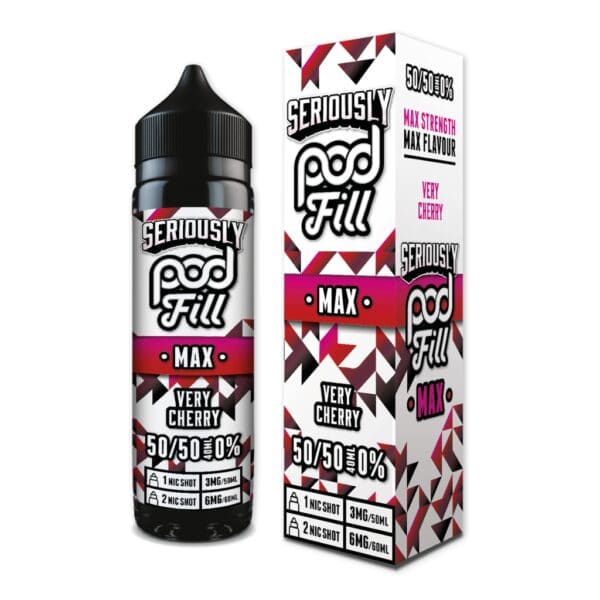Very Cherry Shortfill E-Liquid by Seriously Pod Fill Max 40ml