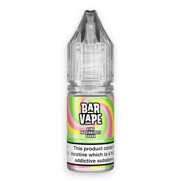 Kiwi Passionfruit Guava Nic Salt E-Liquid by Bar Vape