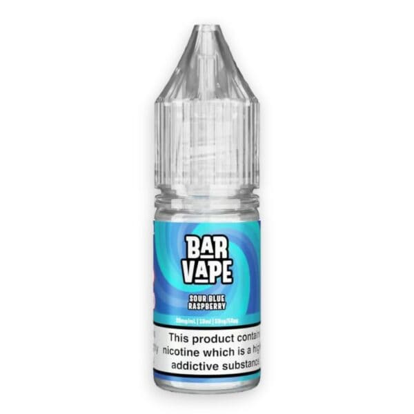 Sour Blue Raspberry Nic Salt E-Liquid by Bar Vape
