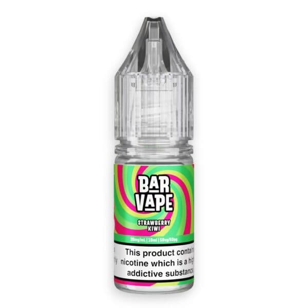 Strawberry Kiwi Nic Salt E-Liquid by Bar Vape