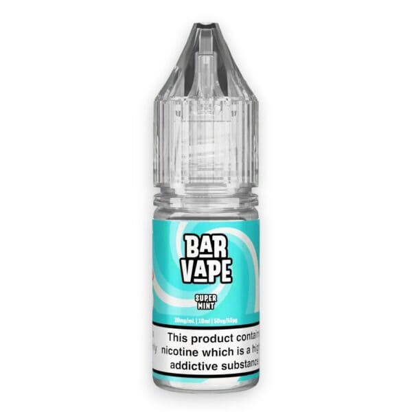 Super Mint Nic Salt E-Liquid by Bar Vape