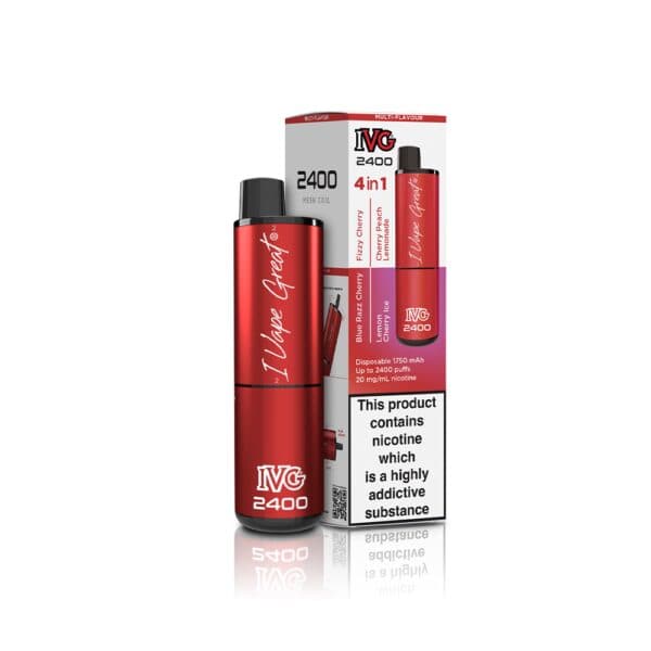 Cherry Edition Disposable Vape by IVG 2400