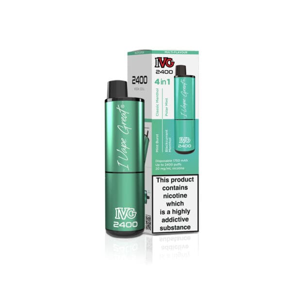 Menthol Edition Disposable Vape by IVG 2400
