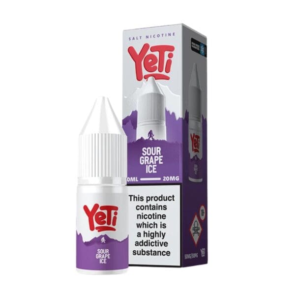 Sour Grape Ice Nic Salt E-Liquid by Yeti Summit