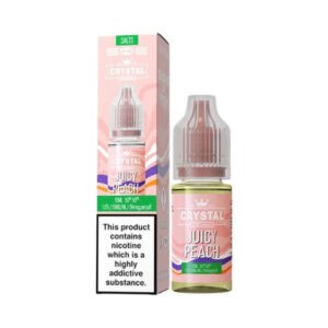 Juicy Peach Nic Salt E-Liquid by SKE Crystal Salts V2