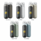 The five colour options of the Aspire Pixo Pod Kit: Gunmetal, Ice Silver, Beige, Sage Green and Frost Blue