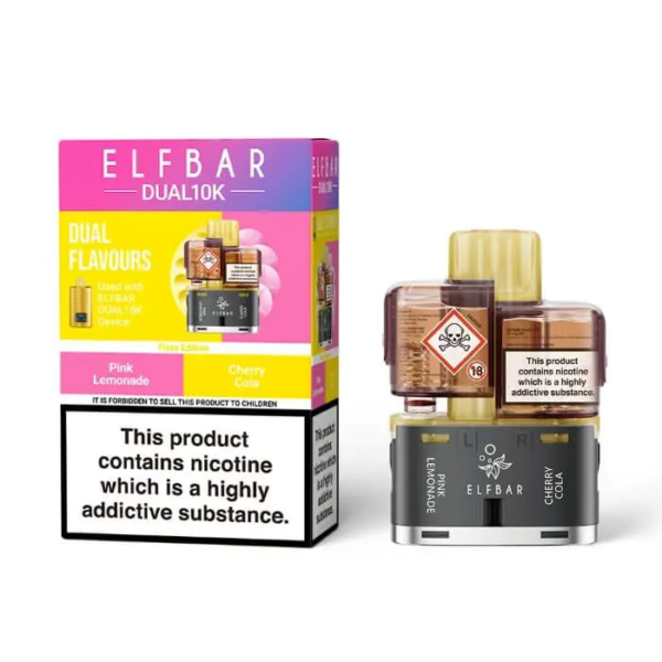 Fizzy Edition Prefilled Pod by Elf Bar Dual 10K in its sealed retail pack, with the flavour name on the front