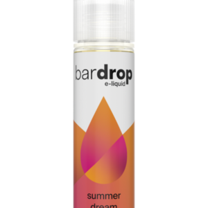 Summer Dream Shortfill E-Liquid by Bar Drop 50ml bottle photographed front on, showing the label artwork.