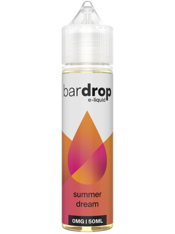Summer Dream Shortfill E-Liquid by Bar Drop 50ml Summer Dream Shortfill E-Liquid by Bar Drop 50ml bottle photographed front on, showing the label artwork.