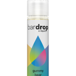 Gummy Bear Shortfill E-Liquid by Bar Drop 50ml bottle front on, showing the sweet-themed label and brand logo.