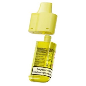 Acai Berry Lemonade Prefilled Pod Refill Pack by Lost Mary BM6000 with purple and yellow packaging and refill bottle.