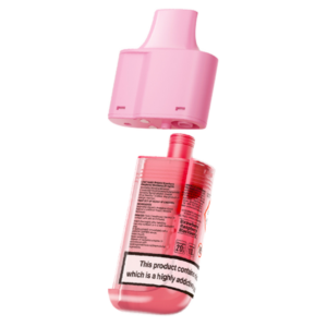 Strawberry Raspberry Blackberry Prefilled Pod Refill Pack by Lost Mary BM6000 with pod and refill bottle.