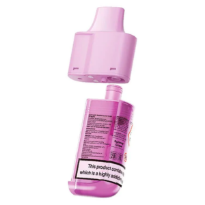 Summer Grape Prefilled Pod Refill Pack by Lost Mary BM6000 with the lilac pod above its purple refill bottle