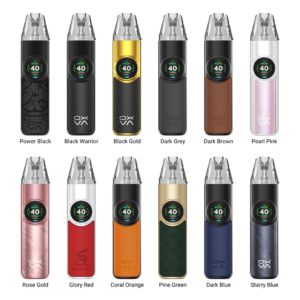 Side profile of the OXVA NeXlim Pod Kit showing the slim 122mm body and the airflow adjustment.