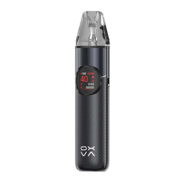 OXVA NeXlim 2 Pod Kit OXVA NeXlim 2 Pod Kit shown from the front in a leather-effect finish, with the pod seated in the body.