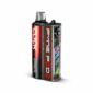 Pyne Pod Click 50K Vape Kit in red, with the digital screen and its boost and regular mode markings