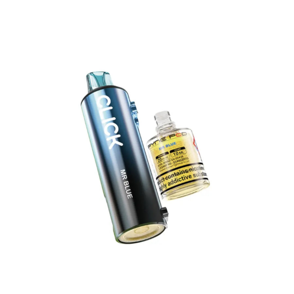 Mr Blue Prefilled Pod Refill Pack by Pyne Pod Click Mr Blue Prefilled Pod Refill Pack by Pyne Pod Click, a pack of sealed pre-filled pods for the device