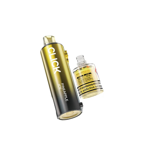 Pineapple Ice Prefilled Pod Refill Pack by Pyne Pod Click Pineapple Ice Prefilled Pod Refill Pack by Pyne Pod Click, pack of sealed pre-filled refill pods