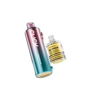 Rainbow Prefilled Pod Refill Pack by Pyne Pod Click, multi-tone pod shown beside its sealed 10ml refill bottle