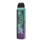 Uwell Caliburn G5 Pod Kit in Mystic Forest, green and purple artwork with the pod seated in the top.