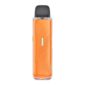 Uwell Caliburn G5 Lite Pod Kit in Coral Orange, front view with the textured shell catching the light.