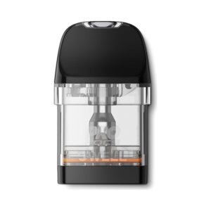 Uwell Caliburn GPP Alpha Replacement Pods shown as a single clear pod with an orange band around the base.