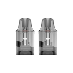 Vaporesso Vibe Replacement Pods pack of two, showing the clear refillable pod body and dual mesh coil.
