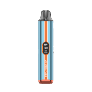 Vaporesso Vibe Pod Kit standing upright, showing the slim body, mouthpiece and refillable dual mesh pod.
