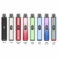 Colour range of the Vaporesso Vibe Pod Kit, including black, silver, racing red and cherry pink finishes.