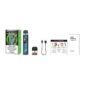 Vaporesso XROS 6 Pod Kit with its box, refillable pod, USB-C cable, filling instructions and user manual.