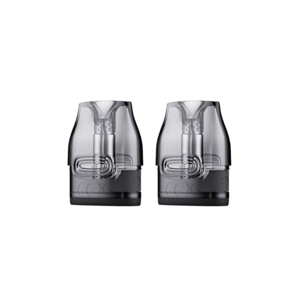 VooPoo Vmate V2 Replacement Pods (2 Pack) VooPoo Vmate V2 Replacement Pods (2 Pack) shown side by side, two smoked grey pods with black bases.